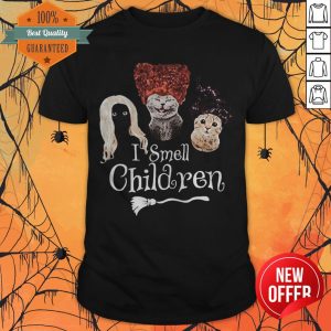 Halloween Cats Hocus Pocus I Smell Children Shirt