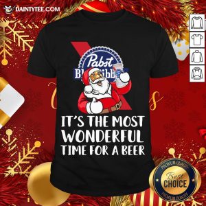 Pretty Pabst Blue Ribbon It’s The Most Wonderful Time For A Beer Sweat Shirt