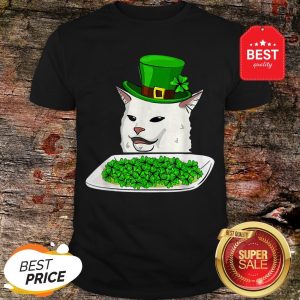 Official Cat Meme Yelling St. Patrick’s Day Irish Shirt