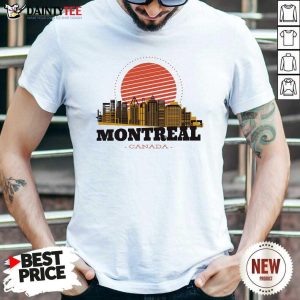 Premium Montreal Canada Skyline Shirt