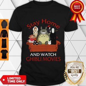 Nice Totoro Stay Home And Watch Ghibli Movies Shirt