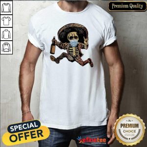 Beautiful Skeleton Drink Wine Pine Shirt