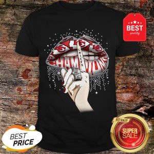 Lips Diamond Kansas City Chiefs Champions Super Bowl Shirt