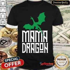 Official Mama Dragon Green Matching Family Tribe Mom Wife Shirt