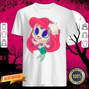 Mermaid Muertos Day Of The Dead Sugar Skull Shirt