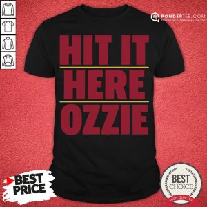 Nice Atlanta Braves Hit It Here Ozzie Shirt