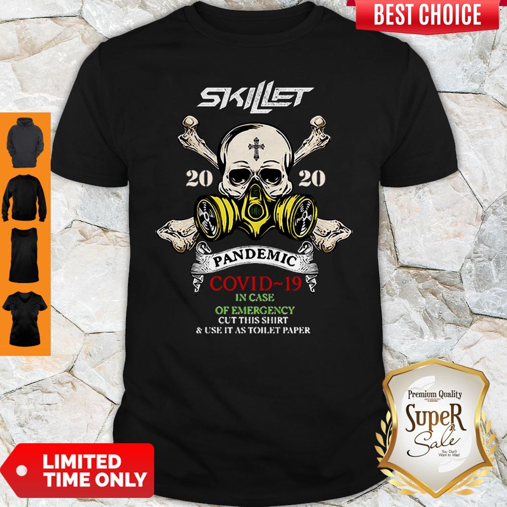Skull Skillet Pandemic Covid-19 2020 In Case Of Emergency Cut This Shirt