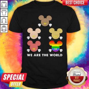 LGBT Mickey Mouse We Are The World Shirt