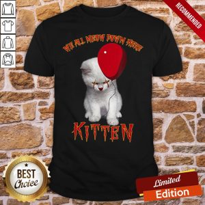 Premium Cat Pennywise It We All Meow Down Here Kitten Shirt