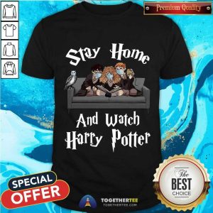 Happy Stay Home And Watch Harry Potter Face Mask Shirt