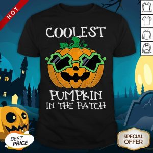 Kids Coolest Pumpkin In The Patch Halloween Costume Boys Gift Shirt