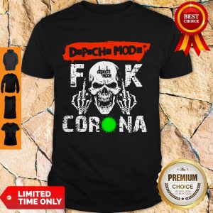 Funny Skull Depeche Mode Fuck Coronavirus Shirt