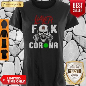 Funny Slayer Fuck Coronavirus Version Skull Shirt