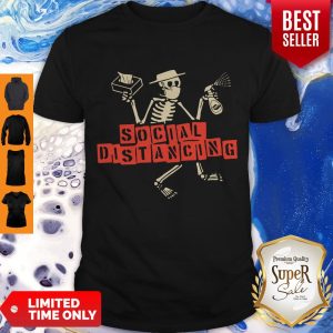 Skeleton Social Distancing Coronavirus Shirt