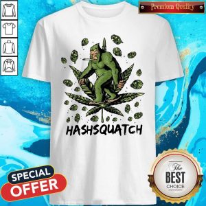 Awesome Hashsquatch Funny Bigfoot Weed Shirt