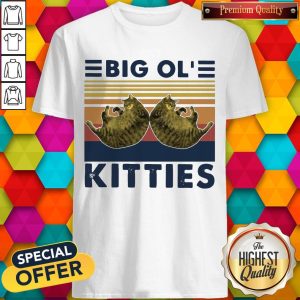Cute Cats Big Ol’ Kitties Vintage Shirt