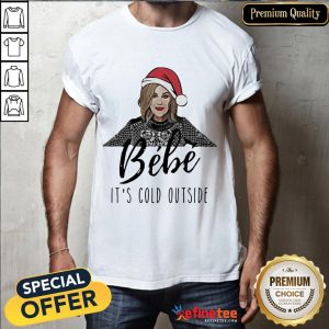 Premium Moira Rose Santa Bebe It's Cold Outside Christmas Shirt