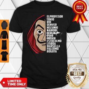 Official El Profesor Shirt Bella Ciao Shirt