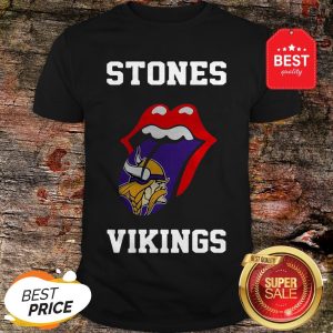Good Rolling Stones Logo Minnesota Vikings Shirt