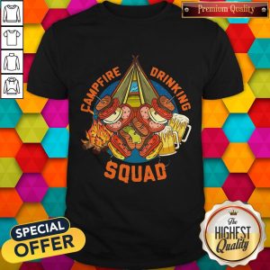 Sweet Camping Campfire Drinking Squad Shirt