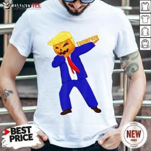 Dabbing Trumpkin Funny Halloween Donald Trump 2020 Gift T-Shirt