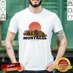 Funny Montreal Canada Skyline Shirt