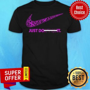 Top Breast Cancer Awareness Nike Just Don’t Quit Shirt