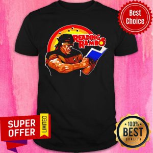 Awesome Sylvester Stallone Reading Rambo Shirt