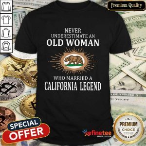 Old Man Who Married A California Legend Shirt