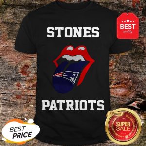 Good Rolling Stones Logo New England Patriots Shirt