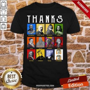 Good Thank Archimedes Fermat Lagrange Newton Pythagoras Shirt