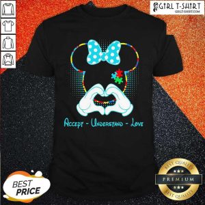 Official Minnie Mouse Accept Understand Love Shirt