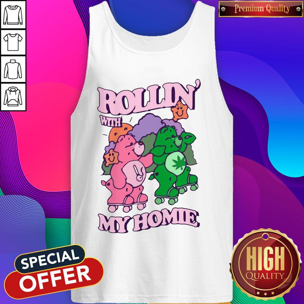 Casual Care Bear Rollin’ With My Homie Shirt
