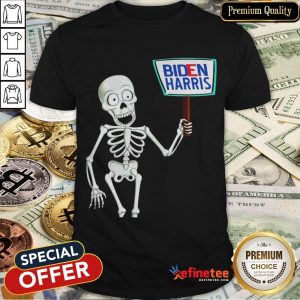 Official Funny Skeleton Voting 2020 Monsters Vote For Joe Bidens Shirt