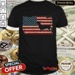 Dachshund American Flag Shirt