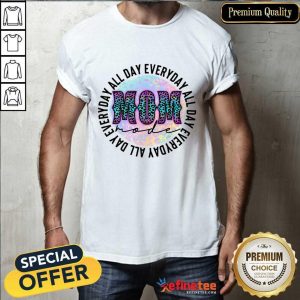 All Day Everyday Mom Mode Leopard Shirt