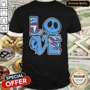 Tennessee Titans Jack Skellington And Sally Love Shirt