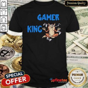 Official Gamer King Console Gaming PC Computer Video Games Shirt