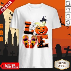 Love Halloween Shorkie Witch Turtle Shirt