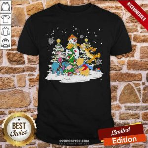 Perfect Snowman Bear And Friends Christmas Shirt