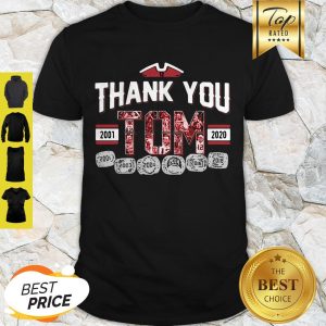 Thank You 12 Tom Brady 2001-2020 Shirt