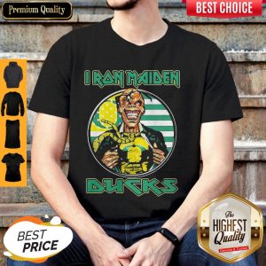 Top Iron Maiden Oregon Ducks American Flag Independence Day Shirt