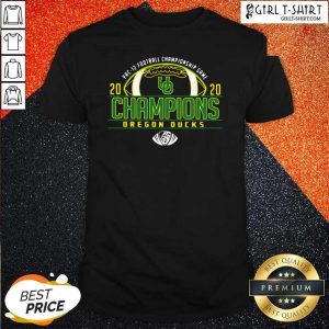 Funny Oregon Ducks 2020 PAC-12 Football Champions shirt