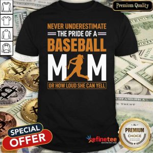 Cute MIM De Baseball Quel Point Elle Peut Crier Fort Tata Shirt