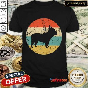 Top French Bulldog Retro 2 Shirt