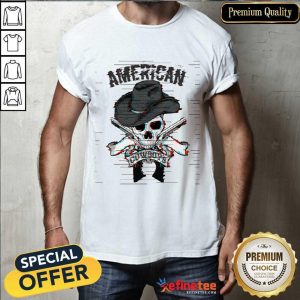 Funny American Cowboys Glitch Shirt