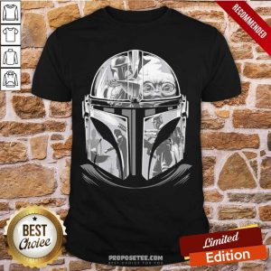 Funny Star Wars The Mandalorian Helmet Mandalorian Shirt