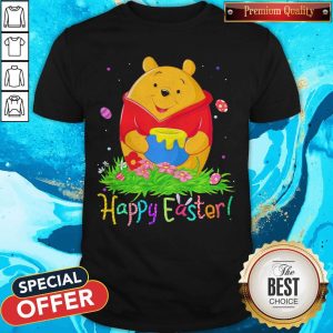 Top Pooh Easter Egg Happy Easter Shirt