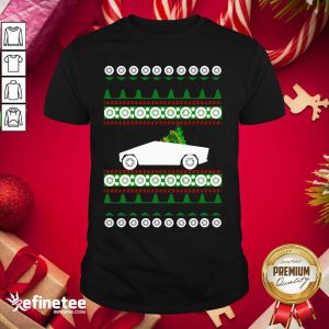 Pretty CyberTruck Tesla Ugly Christmas Shirt