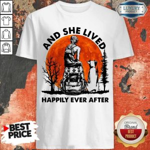Funny And She Lived Happily Ever After Moon Shirt